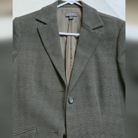 Classiques Entier olive wool duster size 10 - Picture 15 of 16